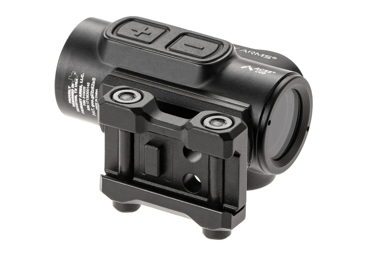 GLx MD-21S Push Button 21mm Microdot with AutoLive ACSS-CQB Red Dot Reticle