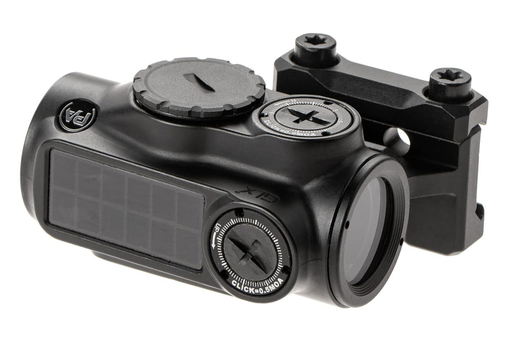 GLx MD-21S Push Button 21mm Microdot with AutoLive ACSS-CQB Red Dot Reticle