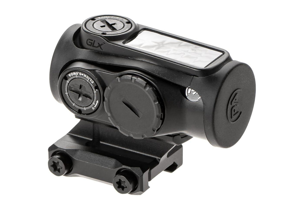 GLx MD-21S Push Button 21mm Microdot with AutoLive ACSS-CQB Red Dot Reticle