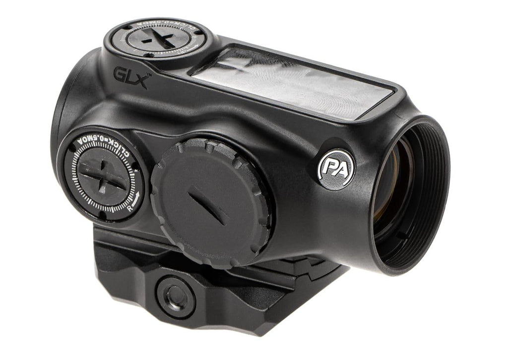 GLx MD-21S Push Button 21mm Microdot with AutoLive ACSS-CQB Red Dot Reticle