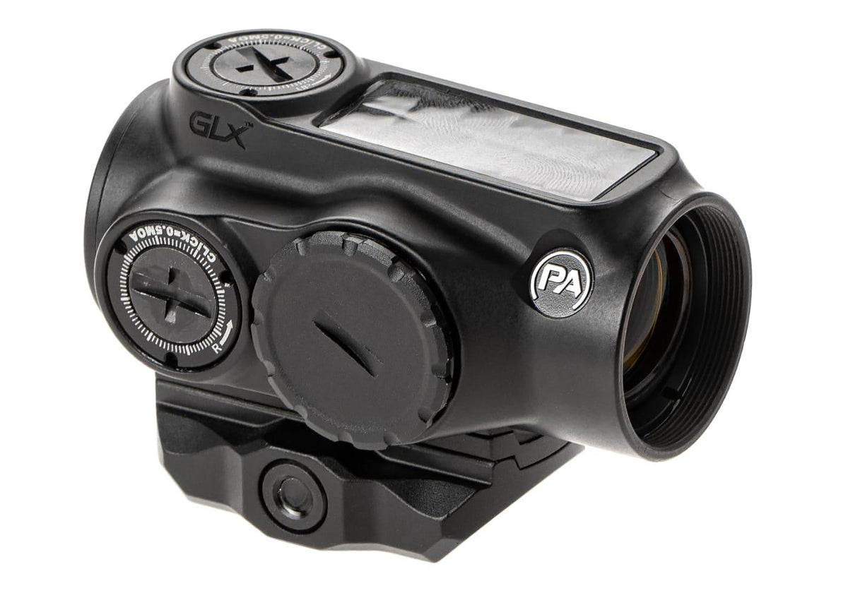 GLx MD-21S Push Button 21mm Microdot with AutoLive ACSS-CQB Red Dot Reticle
