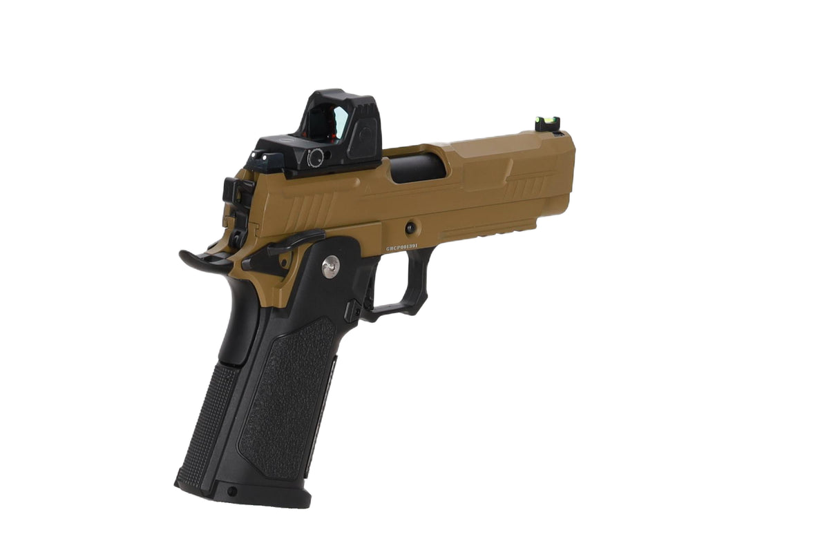Arcturus Hi-Capa Vanguard 4.3" GBB Pistol (Optics Ready/Kolimator ARS-1) - Half-Tan