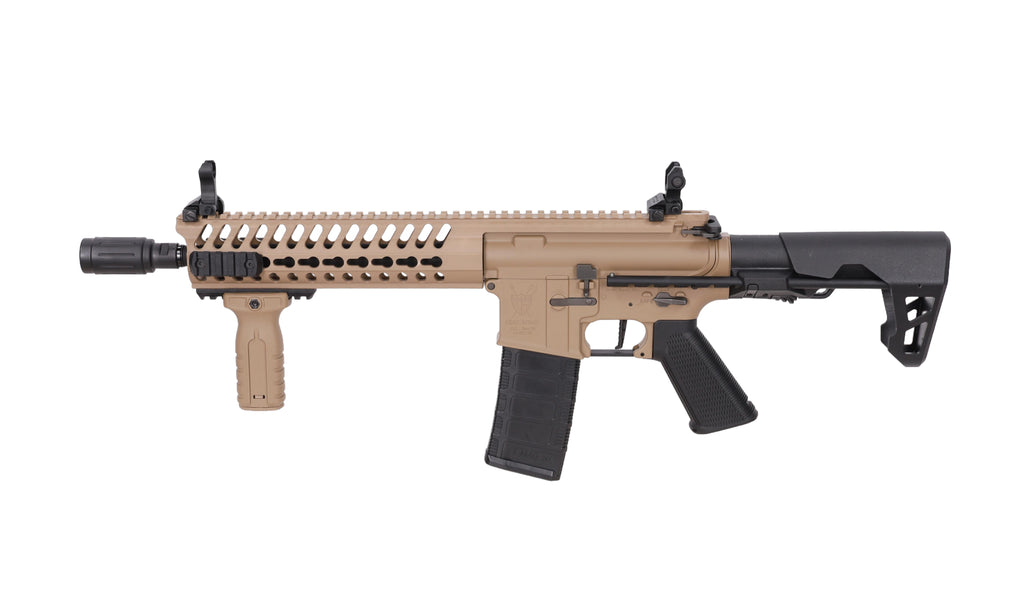 King Arms M4 Striker Keymod CQB Ultra Grade II Flat Dark Earth airsoft Carbine