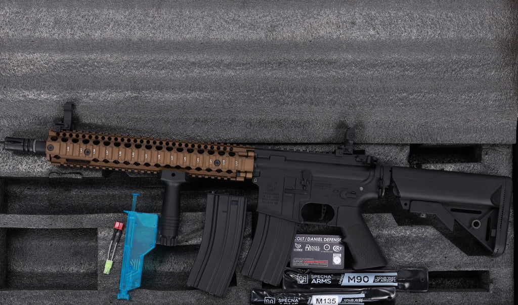 Colt x Daniel Defense MK18 SA-P26 PRIME BLDC AEG Assault Rifle 14.5" – Chaos Bronze