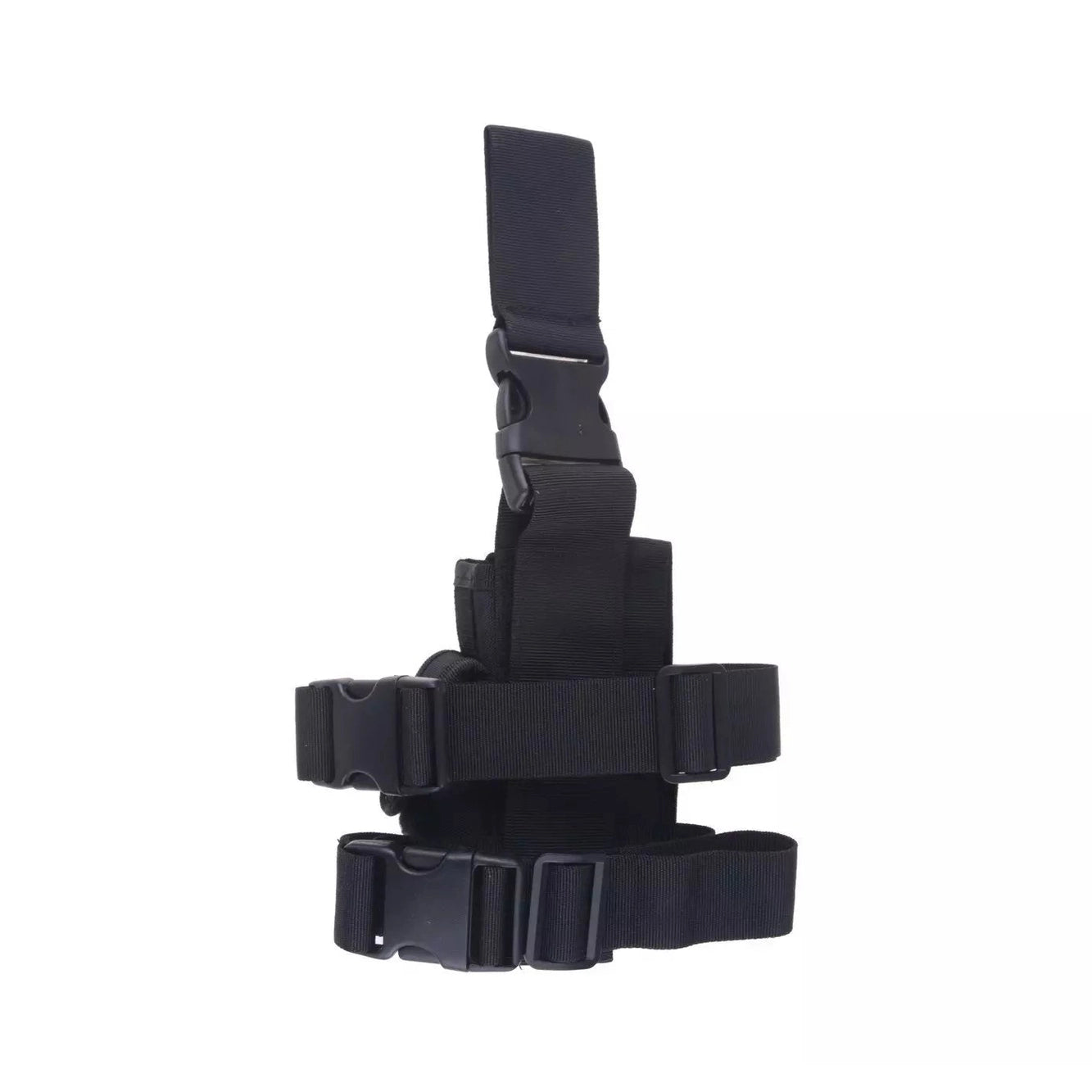 Drop-Leg Holster with Magazine Pouch - Black