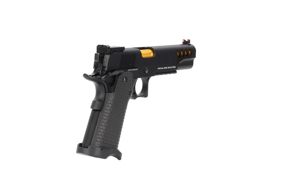 Specna Arms Hi-Capa SA-VGP08 VAPOR GBB Pistol - Black and Gold