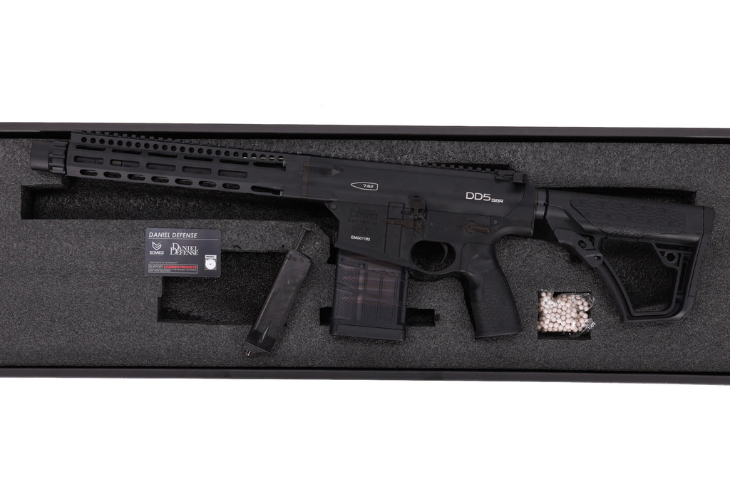 Daniel Defense x EMG DD5 SBR Cyma Platinum Gen.2 AEG Assault Rifle 12.5" – Black