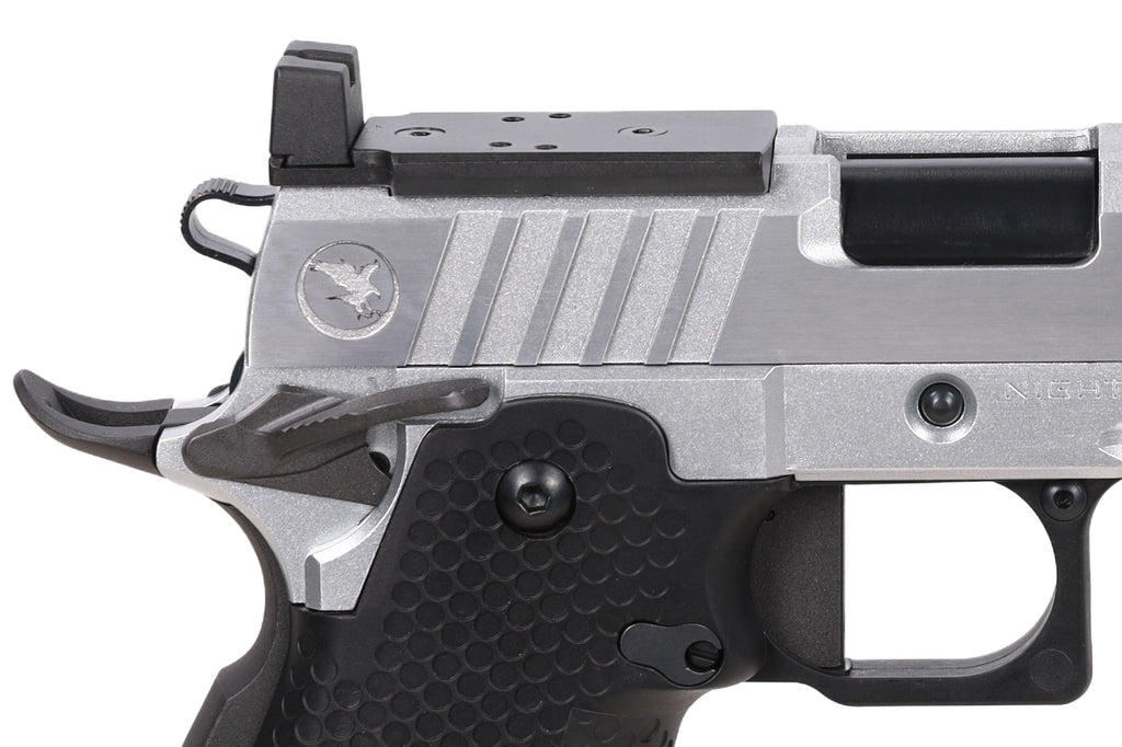 Nighthawk Custom BDS9 GBB Pistol (Optics Ready) – Silver