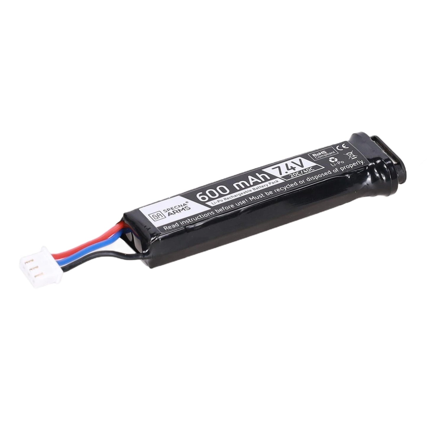 [SPE-06-048859] Specna Arms 600mAh 20C 7.4V AEP LiPo battery