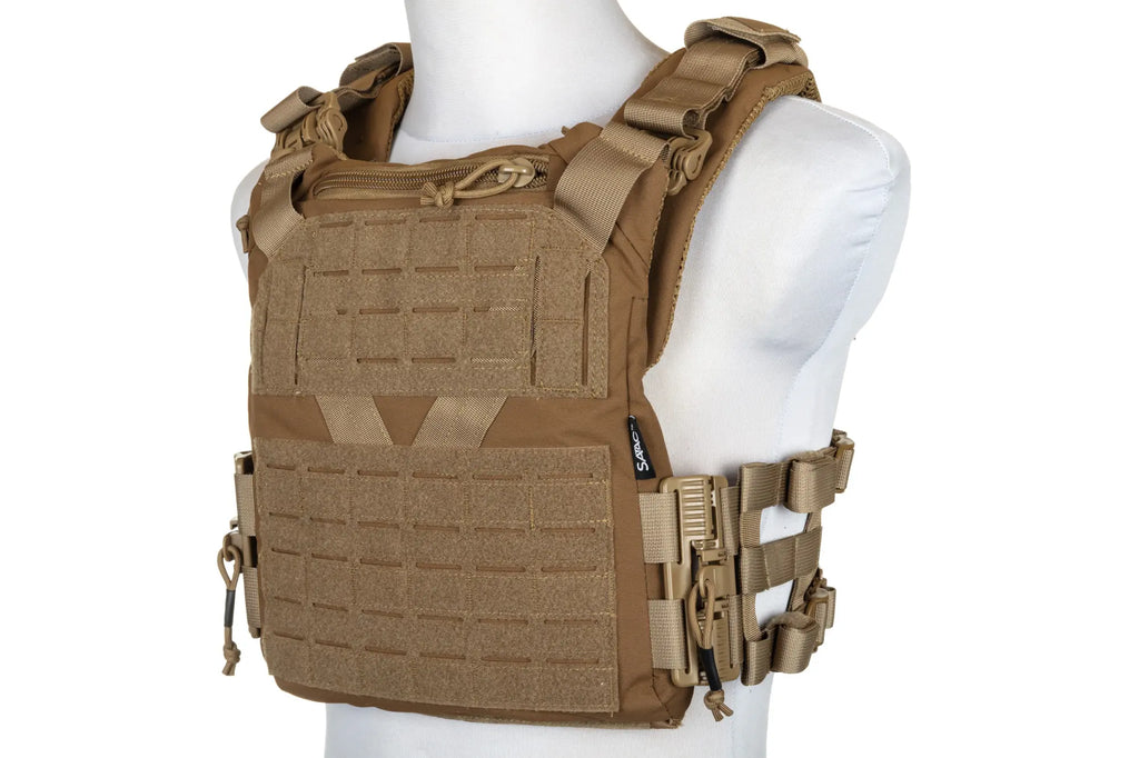 Specna Arms Tactical QR IV Tan Plate Carrier Vest