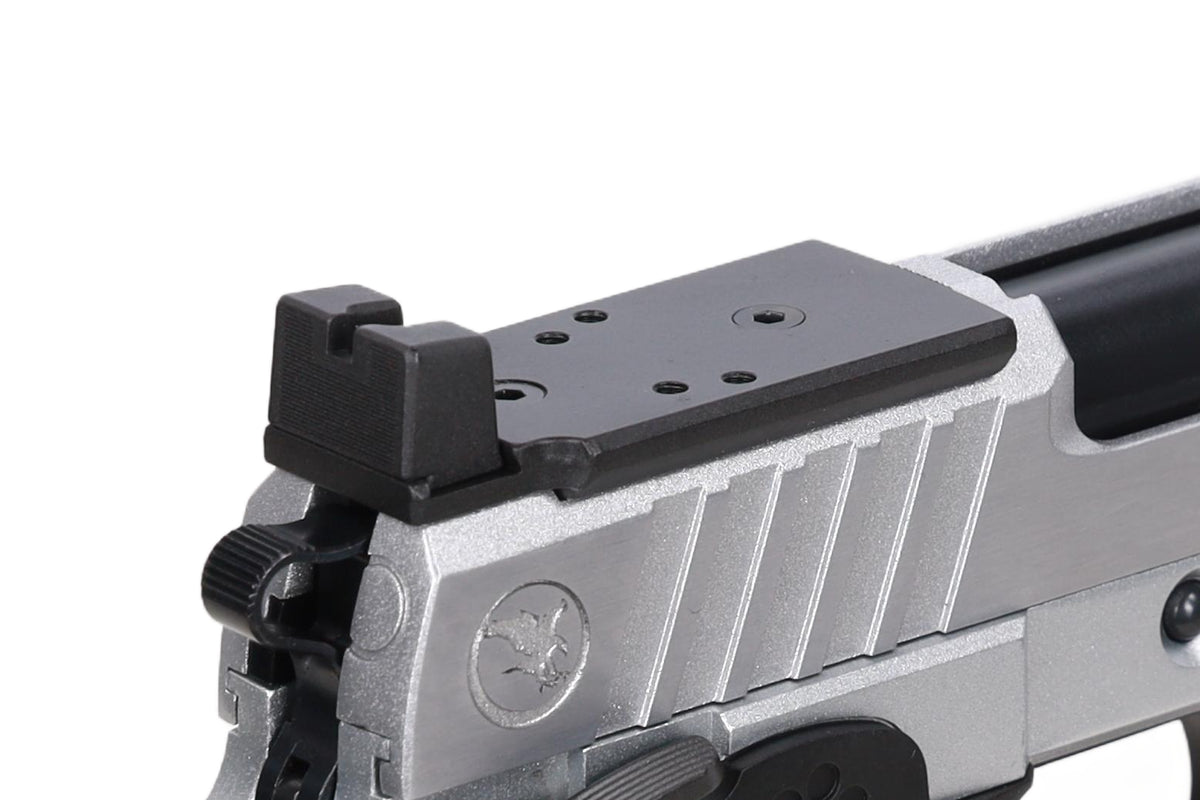 Nighthawk Custom BDS9 GBB Pistol (Optics Ready) – Silver