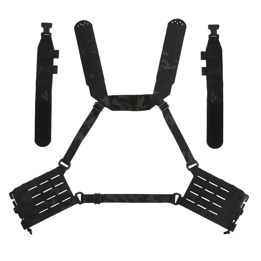 Wosport ARC Multicam Black Chest Rig Set