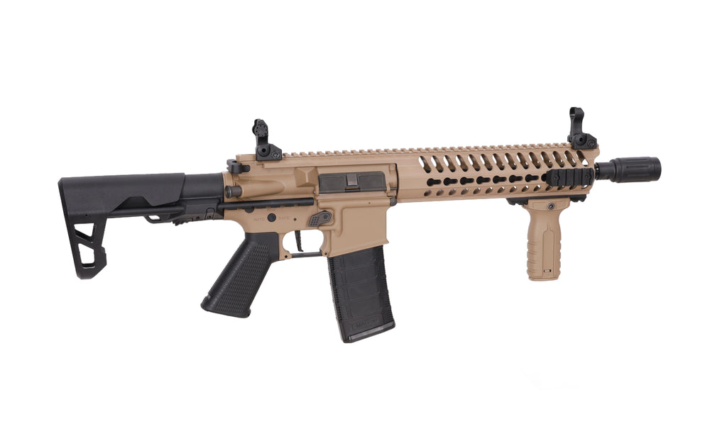 King Arms M4 Striker Keymod CQB Ultra Grade II Flat Dark Earth airsoft Carbine