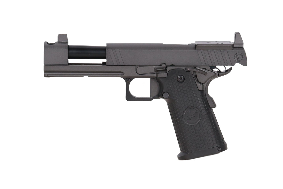 Nighthawk Custom TRS Comp GBB Pistol (Optics Ready/Suppressor Ready) – Black