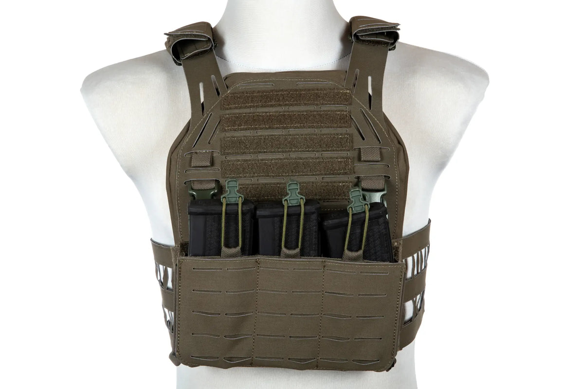 Laser-Cut plate carrier Stegadon - Olive