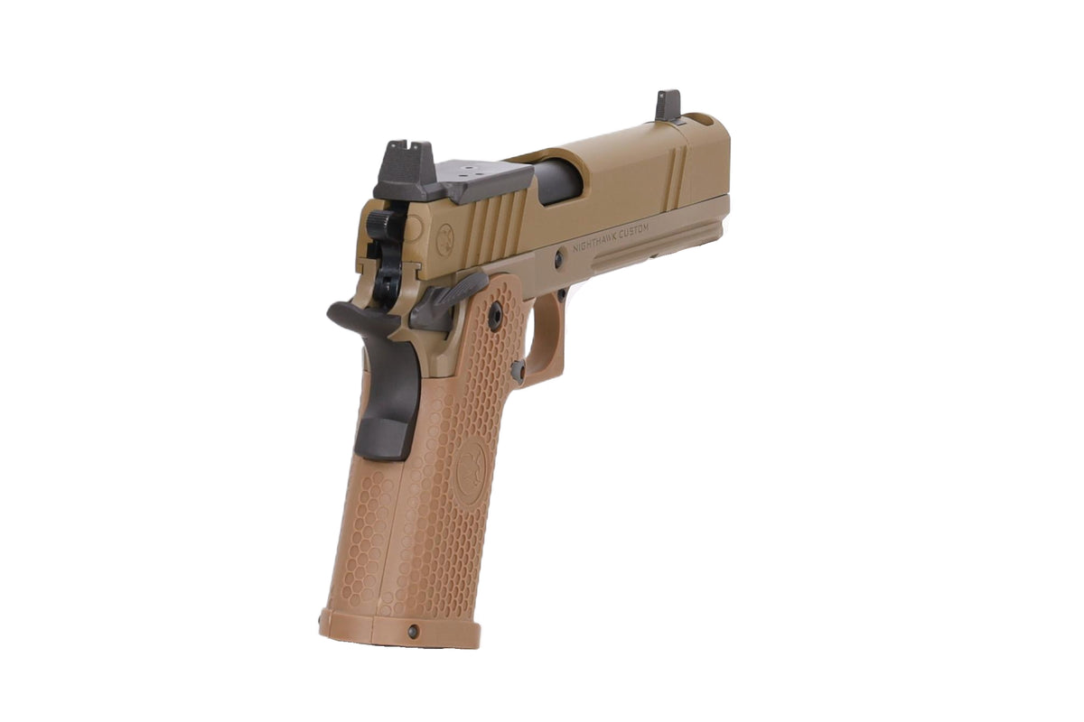 Nighthawk Custom Sand Hawk GBB Pistol (Optics Ready/Suppressor Ready) – Tan