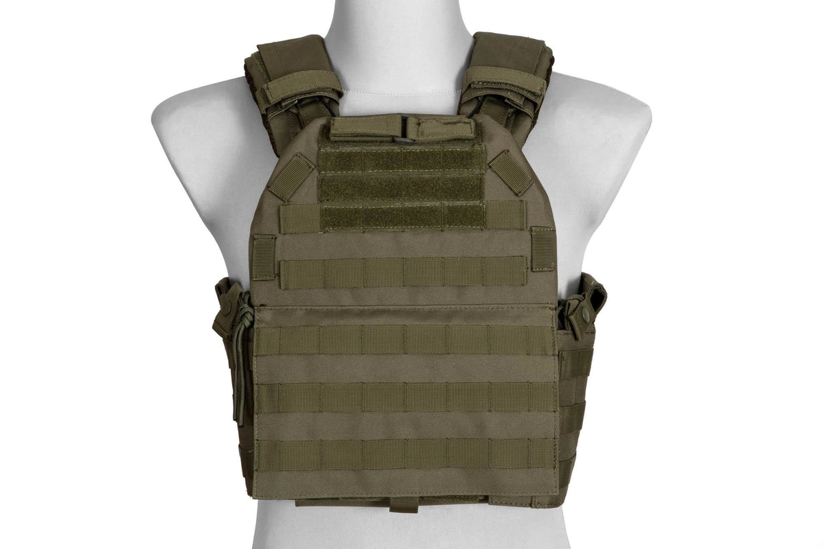 Quick Release Tactical Plate Carrier - olive green
