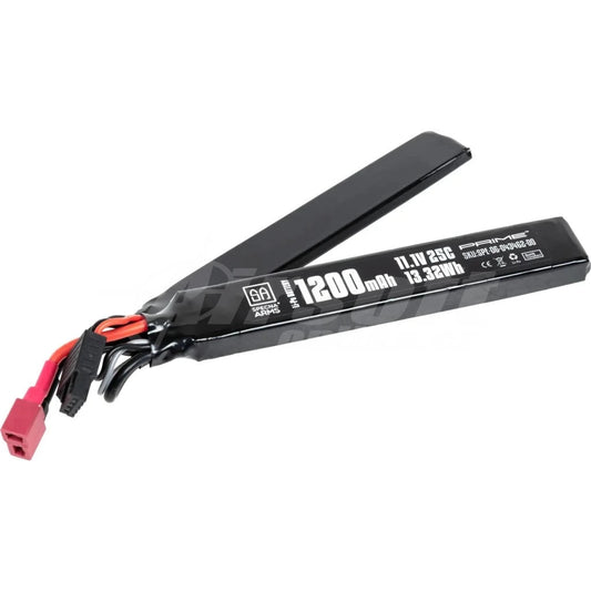 Li-Pol  Specna Arms x Gens Ace 11,1V 1200mAh 25C - 2 díly, Dean-T, G-Tech