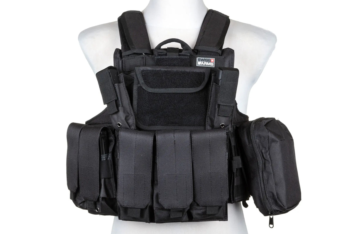 Cybergun Swiss Arms CIRAS Tactical Vest Black