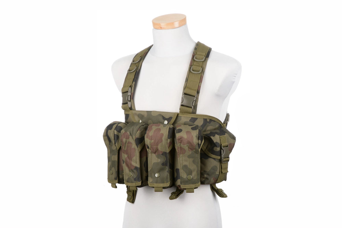 Commando Chest-style tactical vest – Model 93, Forest Pantera
