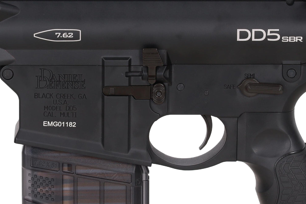 Daniel Defense x EMG DD5 SBR Cyma Platinum Gen.2 AEG Assault Rifle 12.5" – Black