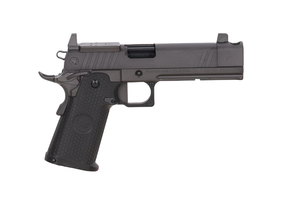 Nighthawk Custom TRS Comp GBB Pistol (Optics Ready/Suppressor Ready) – Black