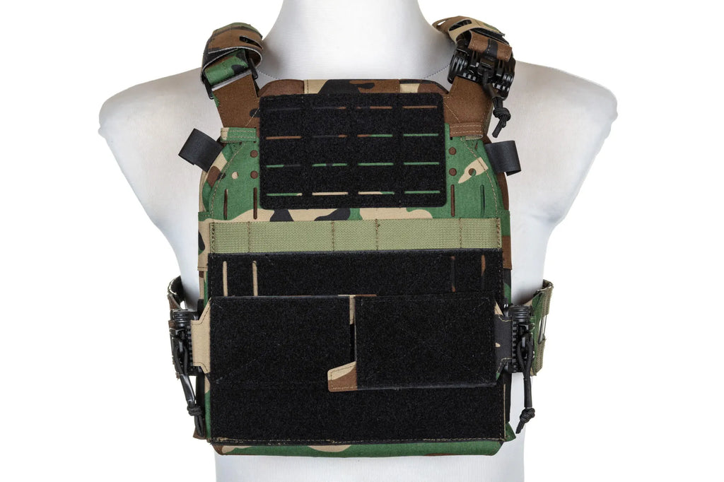 Specna Arms Tactical QR III Woodland Plate Carrier Vest