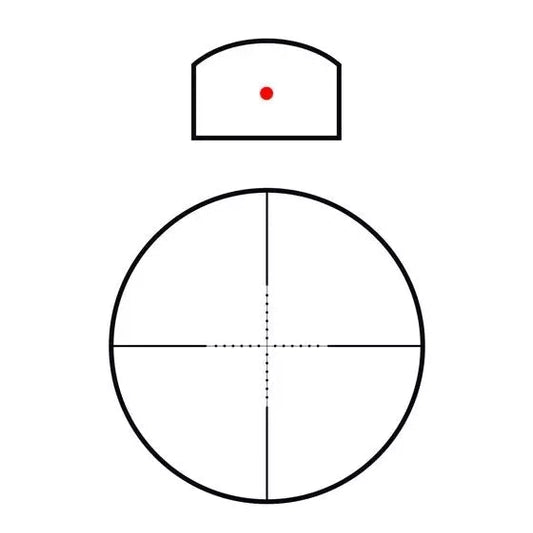 Rhino 4x32 spotting scope with mini collimator