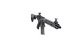 King Arms x Lancer Systems airsoft Carbine L15 LCH7 12" Real Carbon Black