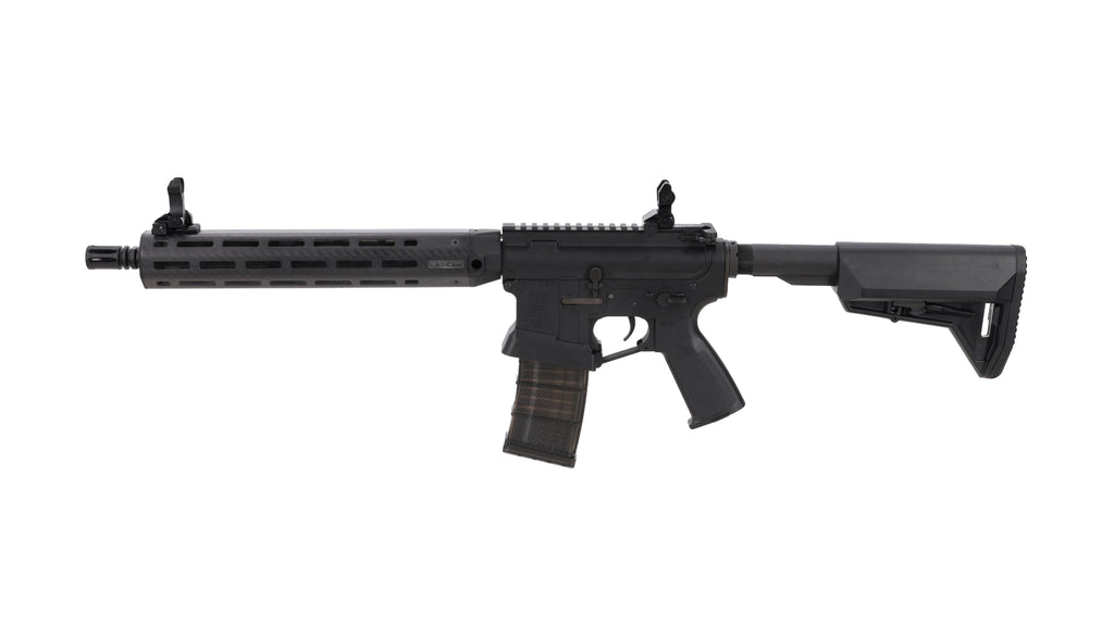 King Arms x Lancer Systems airsoft Carbine L15 LCH7 12" Real Carbon Black