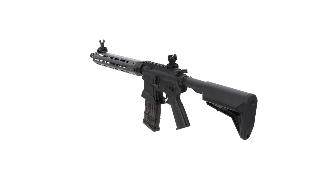 King Arms x Lancer Systems airsoft Carbine L15 LCH7 12" Real Carbon Black
