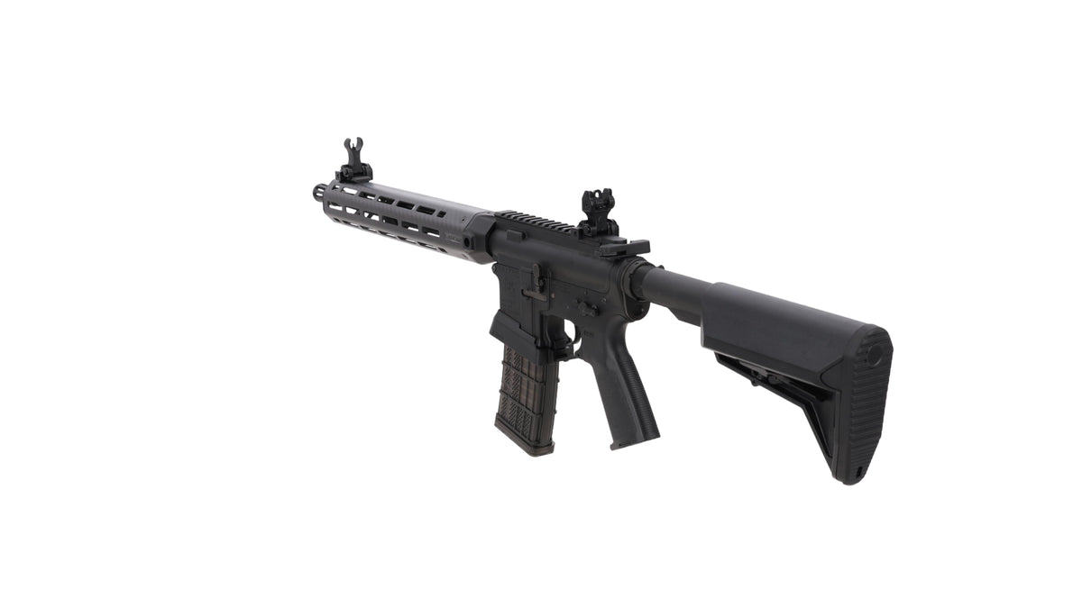 King Arms x Lancer Systems airsoft Carbine L15 LCH7 12" Real Carbon Black