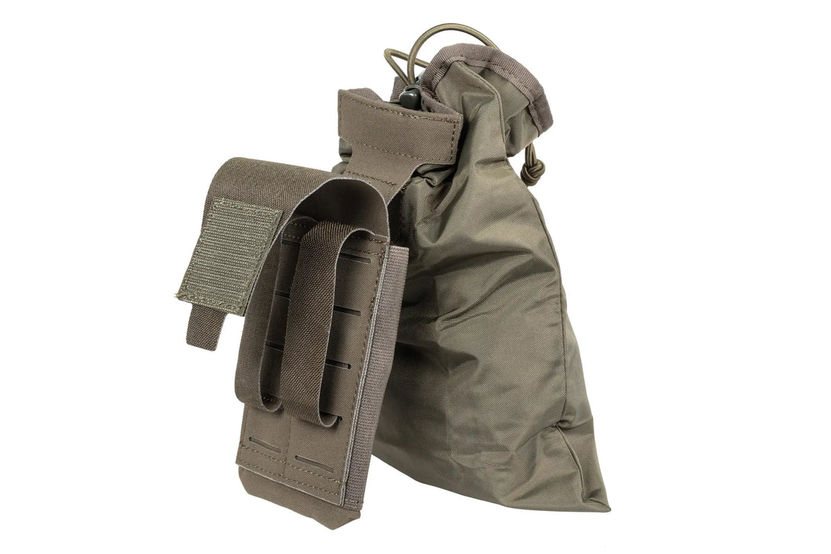 Wosport dump bag with BP-145 transport pouch Olive