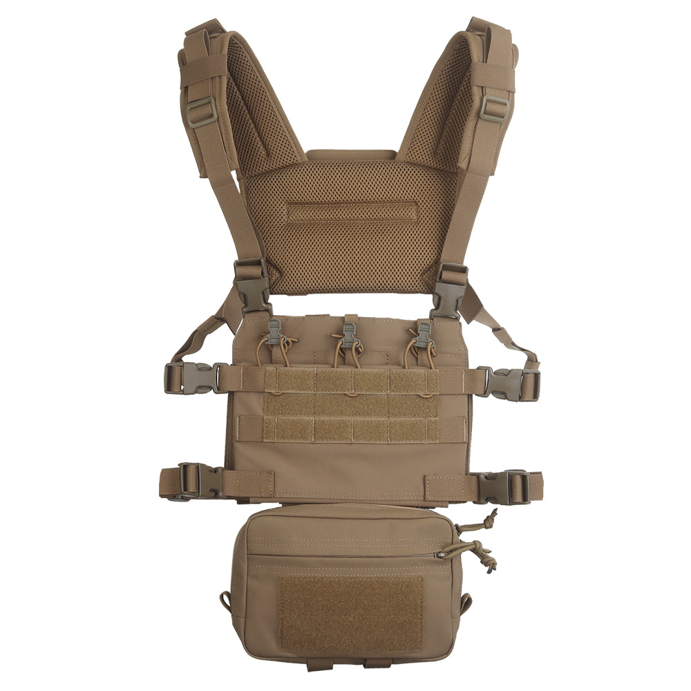 Chest Rig Vest Wosport VE-107 Coyote Brown