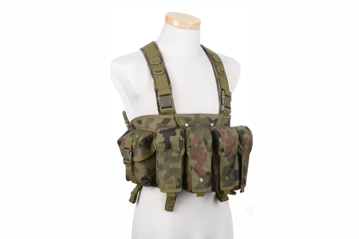 Commando Chest-style tactical vest – Model 93, Forest Pantera