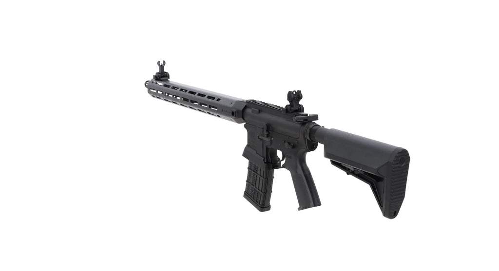 King Arms x Lancer Systems airsoft Carbine L15 LCH7 15" Faux Carbon Black
