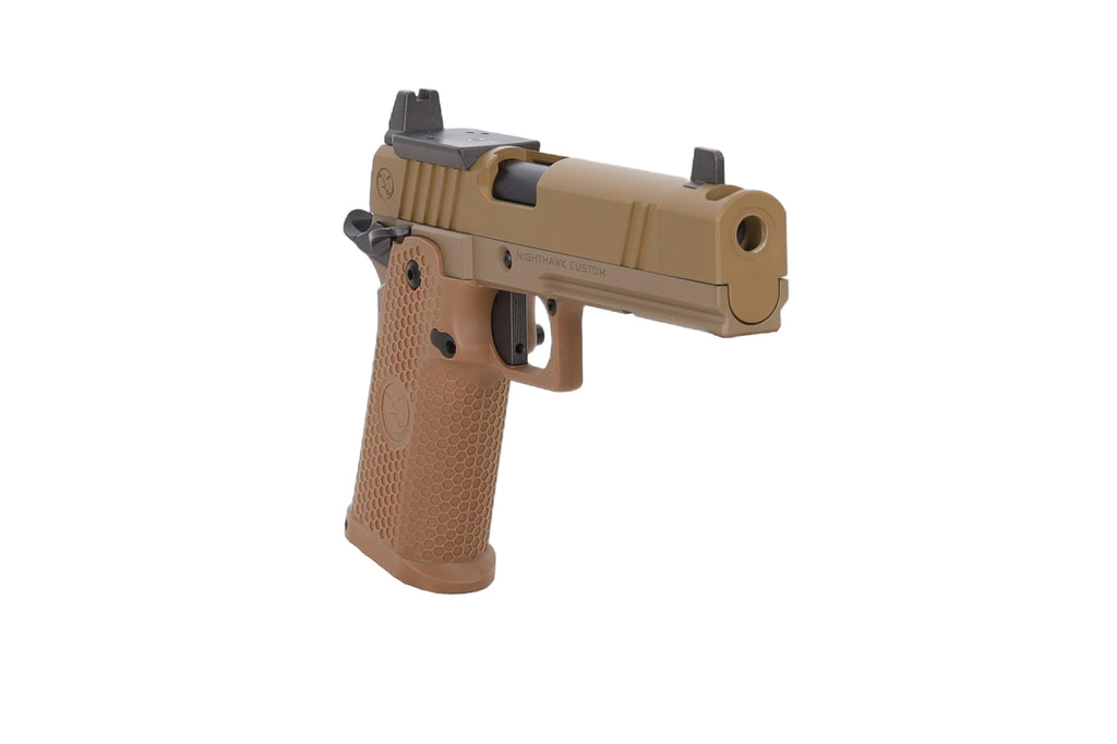 Nighthawk Custom Sand Hawk GBB Pistol (Optics Ready/Suppressor Ready) – Tan