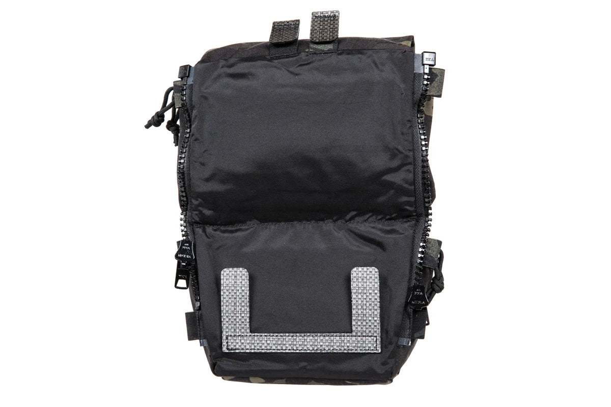 Back panel with MOLLE system for V5 PC Wosport MultiCam tactical vest Black