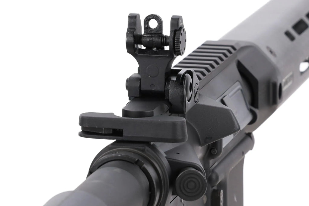 King Arms x Lancer Systems airsoft Carbine L15 LCH7 15" Real Carbon Black