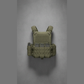 Olive Drab Plate Carrier Vest Modular Design