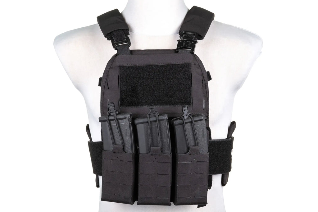 Wosport VE-75 Plate Carrier Tactical Vest Black