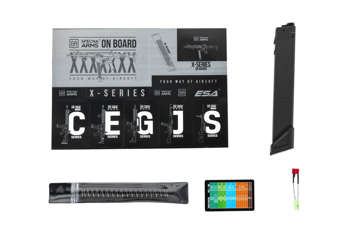 Specna Arms M4/AR15 SA-FX01 FLEX Gen.2 AEG Assault Rifle 9" – Black