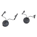 TacSky headset adapter type Comtac for MTEK rails Black