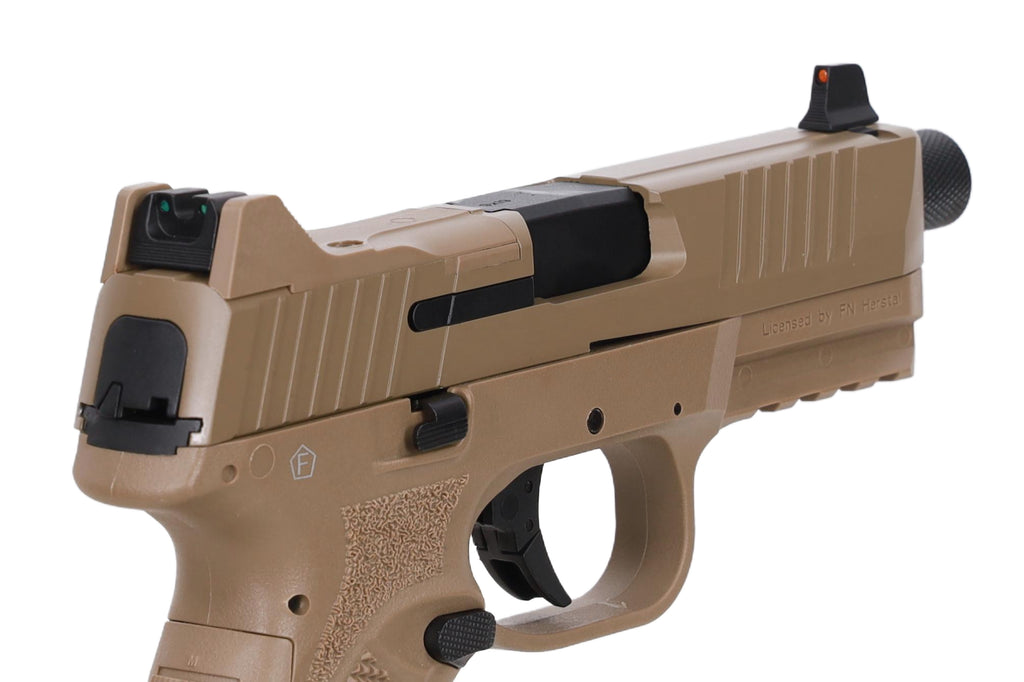 FN Herstal x Cybergun FN 509 GBB Pistol (Optics/Suppressor Ready) – Flat Dark Earth