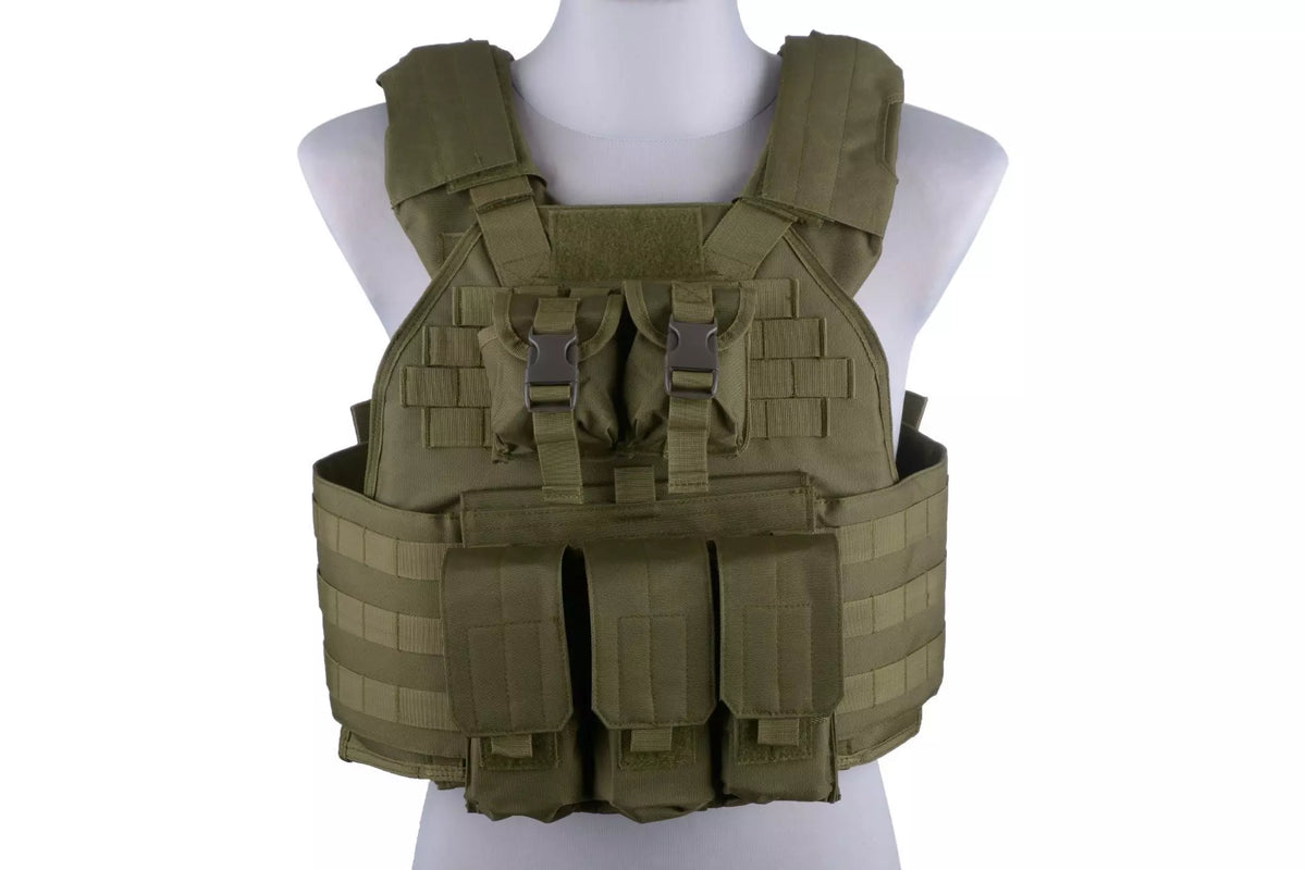 Plate Carrier Tactical Vest - Olive Drab