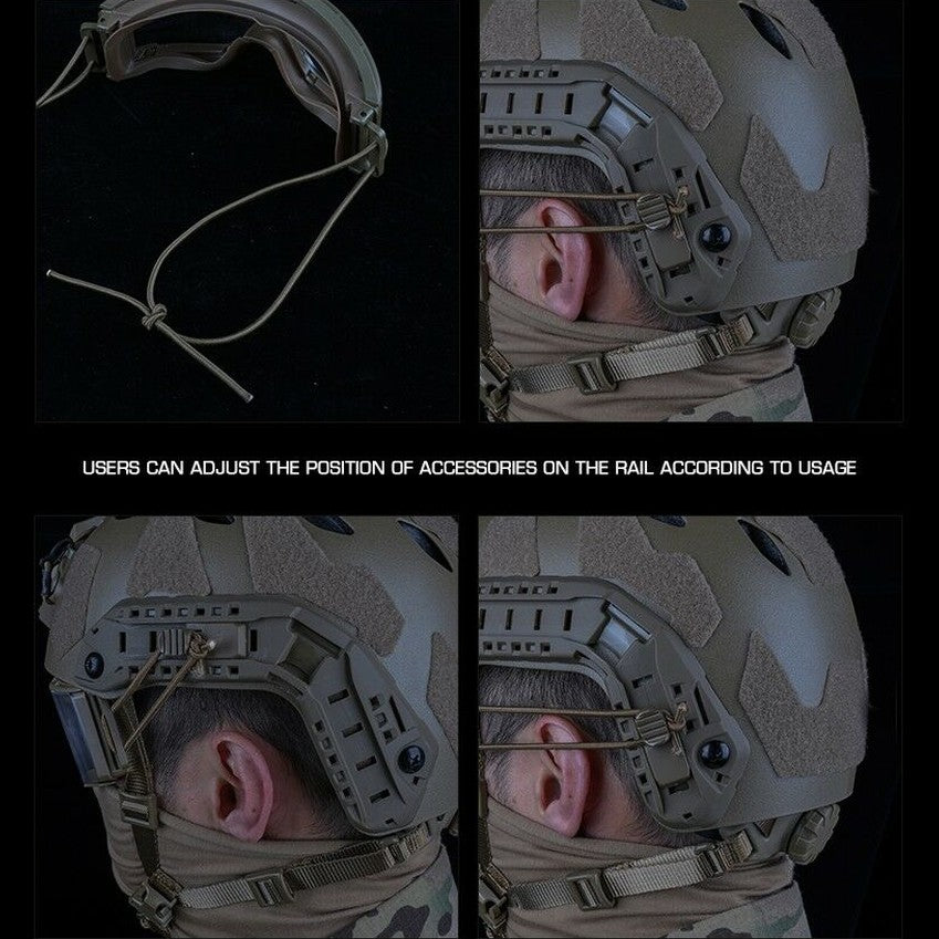 W810 Tactical Goggle (Black) +2 changeble glasess