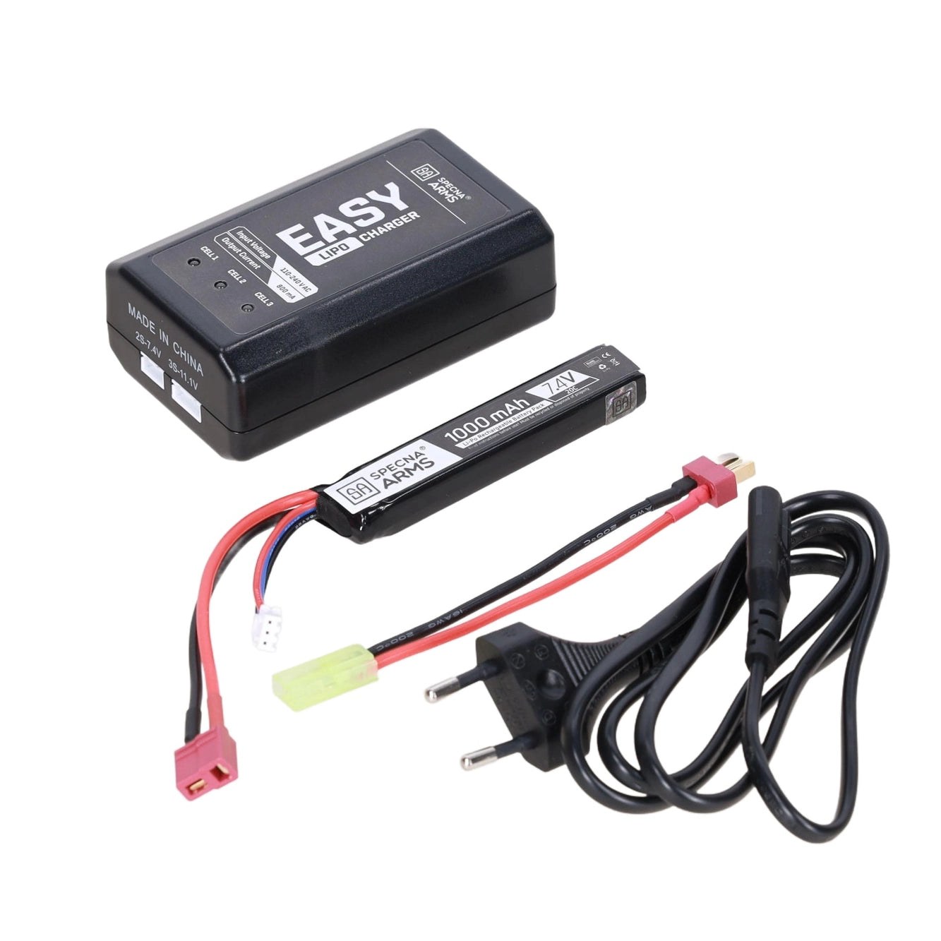[SPE-06-049019] Specna Arms Easy Charger and 7.4V 1000 mAh battery pack