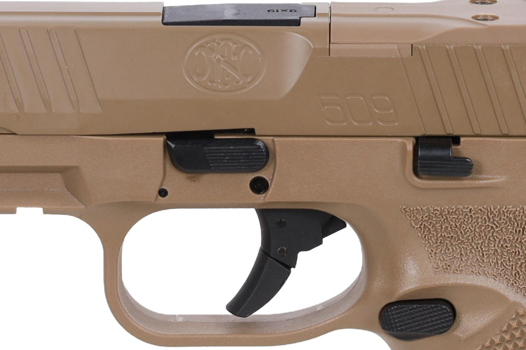 FN Herstal x Cybergun FN 509 GBB Pistol (Optics/Suppressor Ready) – Flat Dark Earth