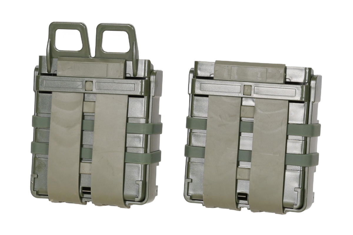 Podwójna ładownica SATAC Open III (L) na magazynki 7,62mm Oliwkowa
