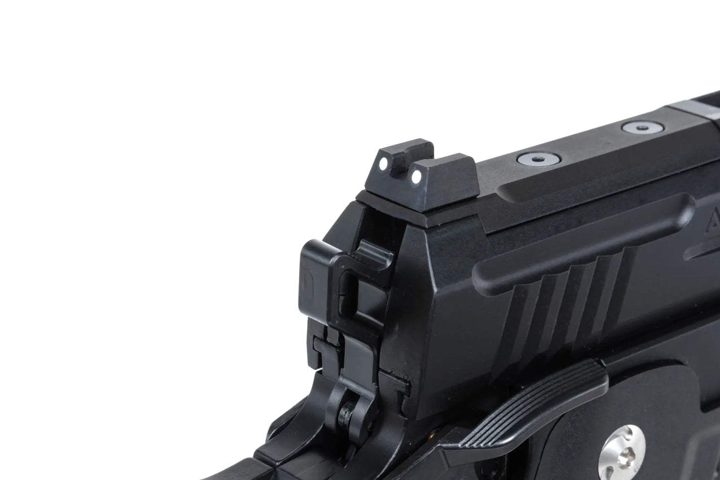 [ACR-02-048037] Arcturus Hi-Capa Vanguard 4.3" GBB Gun (Optics Ready/Compensator) - Black